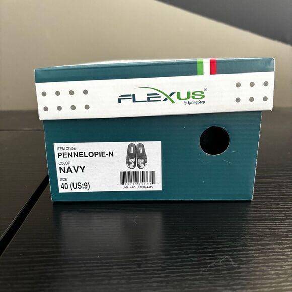 Spring Step, Flexis Penelopie Indoor Outdoor Slipper, Woman’s, Navy, 40/9, NWT - Picture 13 of 13